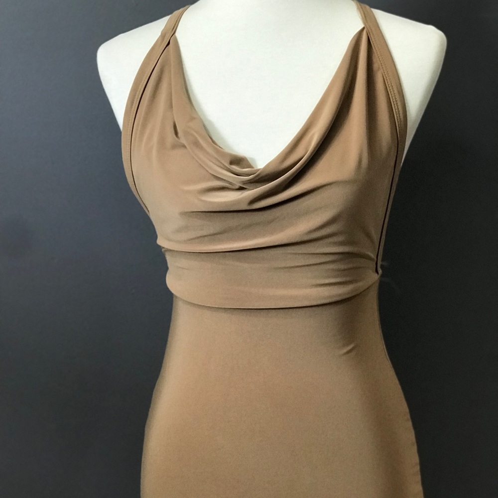 Camel Spandex Dress